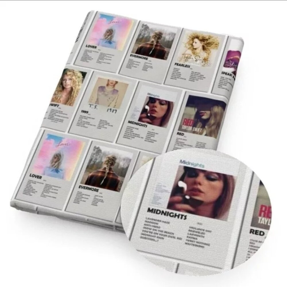 95%/5% Polyester Cotton Taylor singer 1 meter 40"x55"